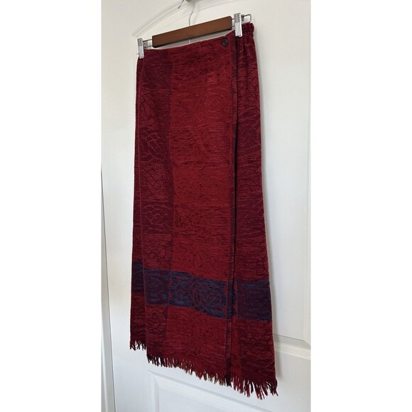 Mary Flaherty Skirt Free Sze Wool Blend Midi Dark Academia European Boho Vintage - Picture 3 of 14